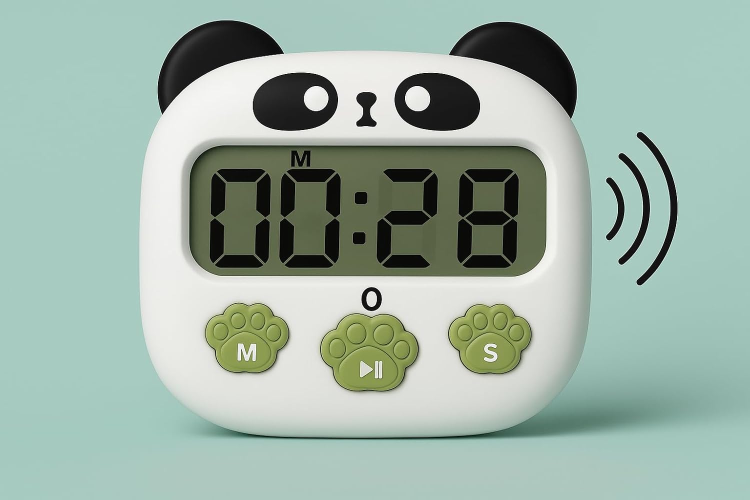 Cute Panda Digital Kitchen Timer