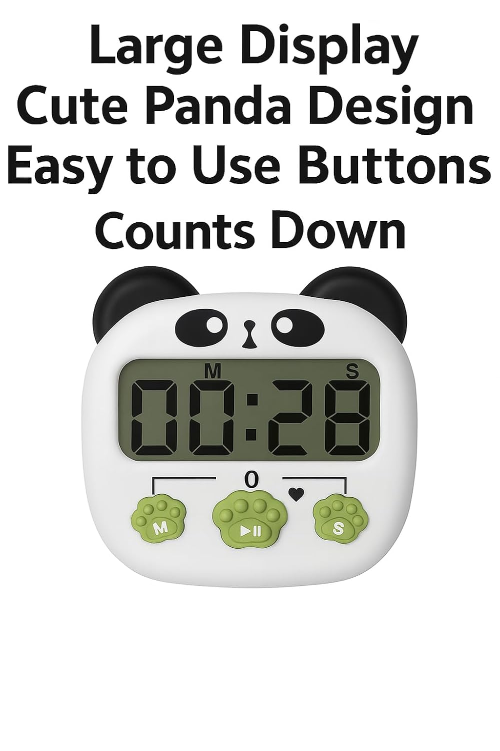 Cute Panda Digital Kitchen Timer
