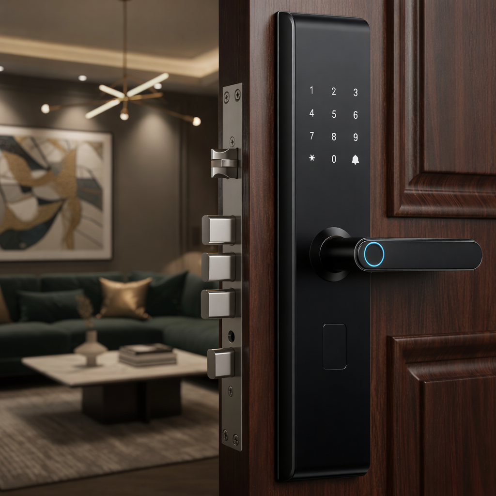 Smart Door Lock | 4-in-1 Digital Lock | Triple Cylinder Security