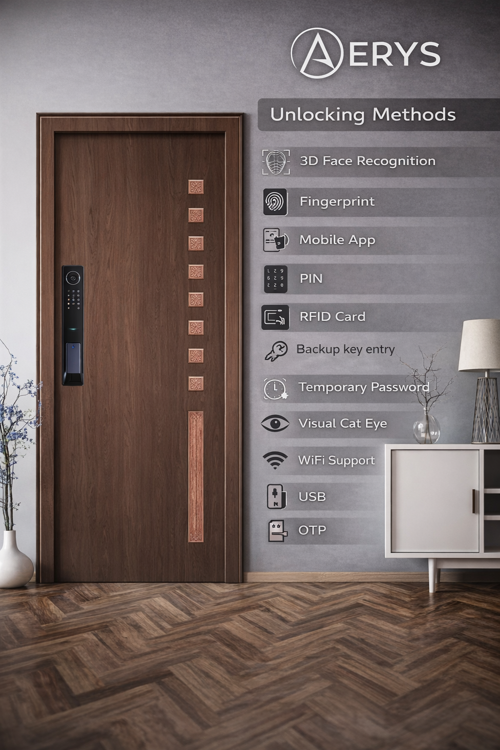Smart Digital Door Lock OmniGuard 5X