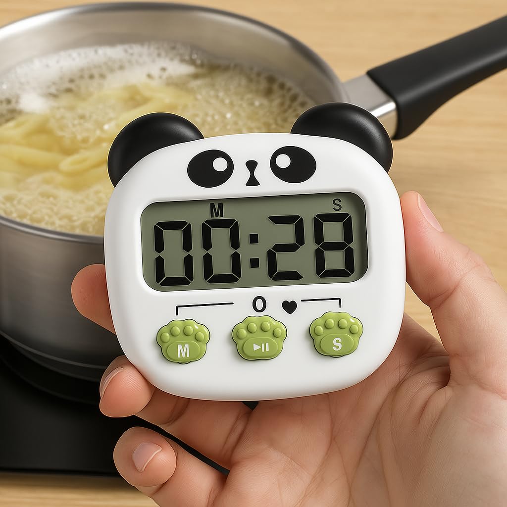 Cute Panda Digital Kitchen Timer