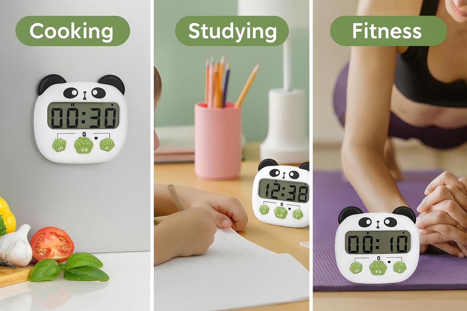 Cute Panda Digital Kitchen Timer