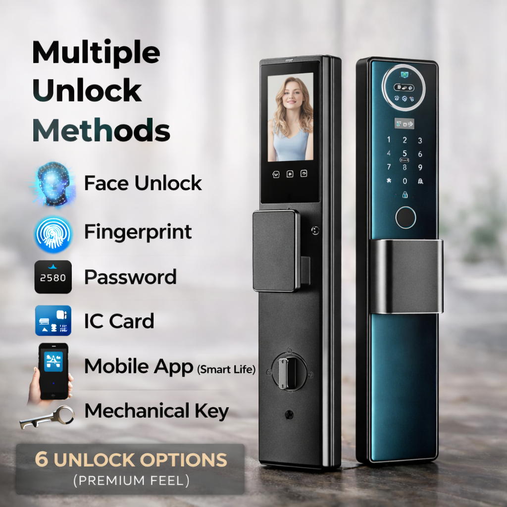 Smart Digital Door Lock OmniGuard 5X AquaShield